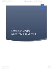 nurs 6541|I.